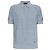 Polo Dolce & Gabbana con logo blu in lino