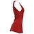Top sin mangas con cuello redondo Reformation en Lyocell rojo - vista 3