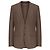 Blazer Dolce & Gabbana marrone in cotone con spacco singolo