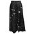 Falda midi estampada Christian Dior en seda negra - vista 3