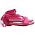 Autre Marque Sandali bassi con lacci Saint Laurent in raso rosa