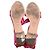 Autre Marque Sandali bassi con lacci Saint Laurent in raso rosa - vista 6