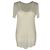 Top cuello en U The Row en viscosa crema