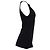 Top sin mangas de cuello redondo Reformation en Lyocell Negro - vista 3