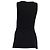 Top sin mangas de cuello redondo Reformation en Lyocell Negro - vista 4