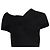 Victoria Beckham Twist Drape Figurspray Kleid aus schwarzer Viskose - Ansicht 2
