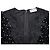 Self portrait Self-Portrait V-Ausschnitt Jumpsuit aus schwarzem Polyester - Ansicht 5