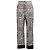 Dolce & Gabbana gerade geschnittene Blumenhose aus silbernem Polyamid
