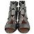 Alaïa Cage Wave Stiletto aus silbernem Leder - Ansicht 2