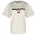 Camiseta gráfica de logo Alexander Wang en algodón blanco