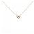 Autre Marque K10 Pink Gold Diamond Halskette