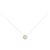 Autre Marque Halskette aus K10 Gelbgold mit Diamanten