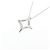 Autre Marque Collana in oro bianco K10 e diamanti - vista 4