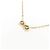Autre Marque Collar de oro amarillo K10 y diamantes - vista 4