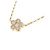 Autre Marque Collar Au750 Flor y Diamantes - vista 3