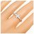 Autre Marque Anillo de oro blanco Au750 y diamantes - vista 5