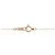 Autre Marque Collar de oro rosa K10 y diamantes - vista 5
