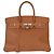 Hermès Hermes Birkin Brown Swift con Palladium Hardware 35