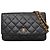 Chanel Wallet on Chain Schwarzes Lammleder Goldfarbene Hardware