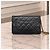 Chanel Wallet on Chain Schwarzes Lammleder Goldfarbene Hardware - Ansicht 2