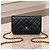 Chanel Wallet on Chain Schwarzes Lammleder Goldfarbene Hardware - Ansicht 3