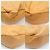 Borsa a tracolla in pelle traforata Anagram Loewe in Camel - vista 12