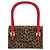 Borsa a tracolla Fendi con stampa leopardata