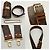 Borsa a tracolla Louis Vuitton Papillon Trunk Monogram in pelle - vista 8