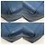 Borsa Tote a Spalla Prada Vitello Phoenix Blue - vista 11