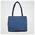 Borsa Tote a Spalla Prada Vitello Phoenix Blue - vista 3