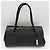 Borsa a mano Gucci in denim e pelle nera - vista 2