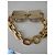 Bracelete Miu Miu dourado com flores e cristais - vista 5