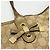 Borsa Tote Gucci in tela GG beige e oro - vista 8