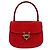 Céline Borsa Celine Horseshoe in pelle scamosciata rossa