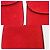 Céline Borsa Celine Horseshoe in pelle scamosciata rossa - vista 12