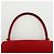 Céline Borsa Celine Horseshoe in pelle scamosciata rossa - vista 7
