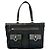 Borsa tote Gucci Abbey nera in tela GG e pelle - vista 2