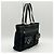 Borsa tote Gucci Abbey nera in tela GG e pelle - vista 4