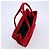 Borsa Tote a Spalla Fendi in Velluto Rosso - vista 12