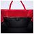 Borsa Tote a Spalla Fendi in Velluto Rosso - vista 14