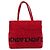 Borsa Tote a Spalla Fendi in Velluto Rosso - vista 2
