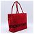 Borsa Tote a Spalla Fendi in Velluto Rosso - vista 4
