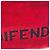 Borsa Tote a Spalla Fendi in Velluto Rosso - vista 8