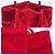 Borsa Tote a Spalla Fendi in Velluto Rosso - vista 9