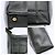 Bolso de hombro Chanel de piel de cordero negra - vista 10