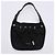 Borsa a tracolla Gucci in nylon nero e pelle - vista 6