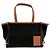 Loewe Shopper aus Canvas und Leder in Schwarz - Ansicht 2