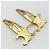 Céline Fermi per capelli Celine Triomphe in metallo dorato (Set di 2) - vista 5