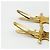Céline Fermi per capelli Celine Triomphe in metallo dorato (Set di 2) - vista 7