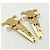 Céline Fermi per capelli Celine Triomphe in metallo dorato (Set di 2) - vista 8